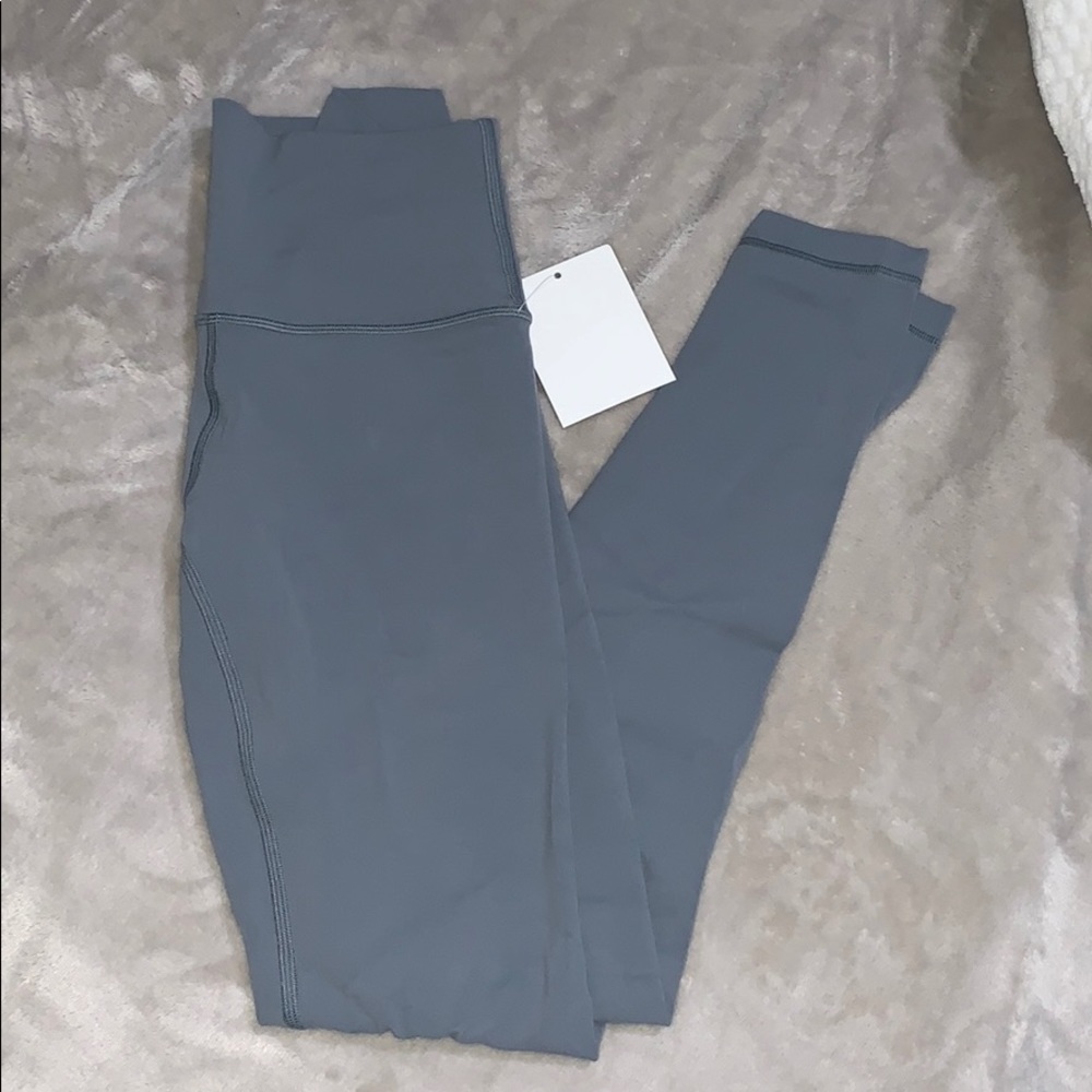 NWT Blue-Gray Lululemon Align Pant 28”